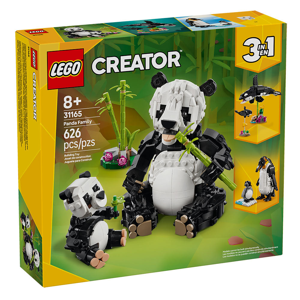 Fauna Salvaje: Familia de Pandas