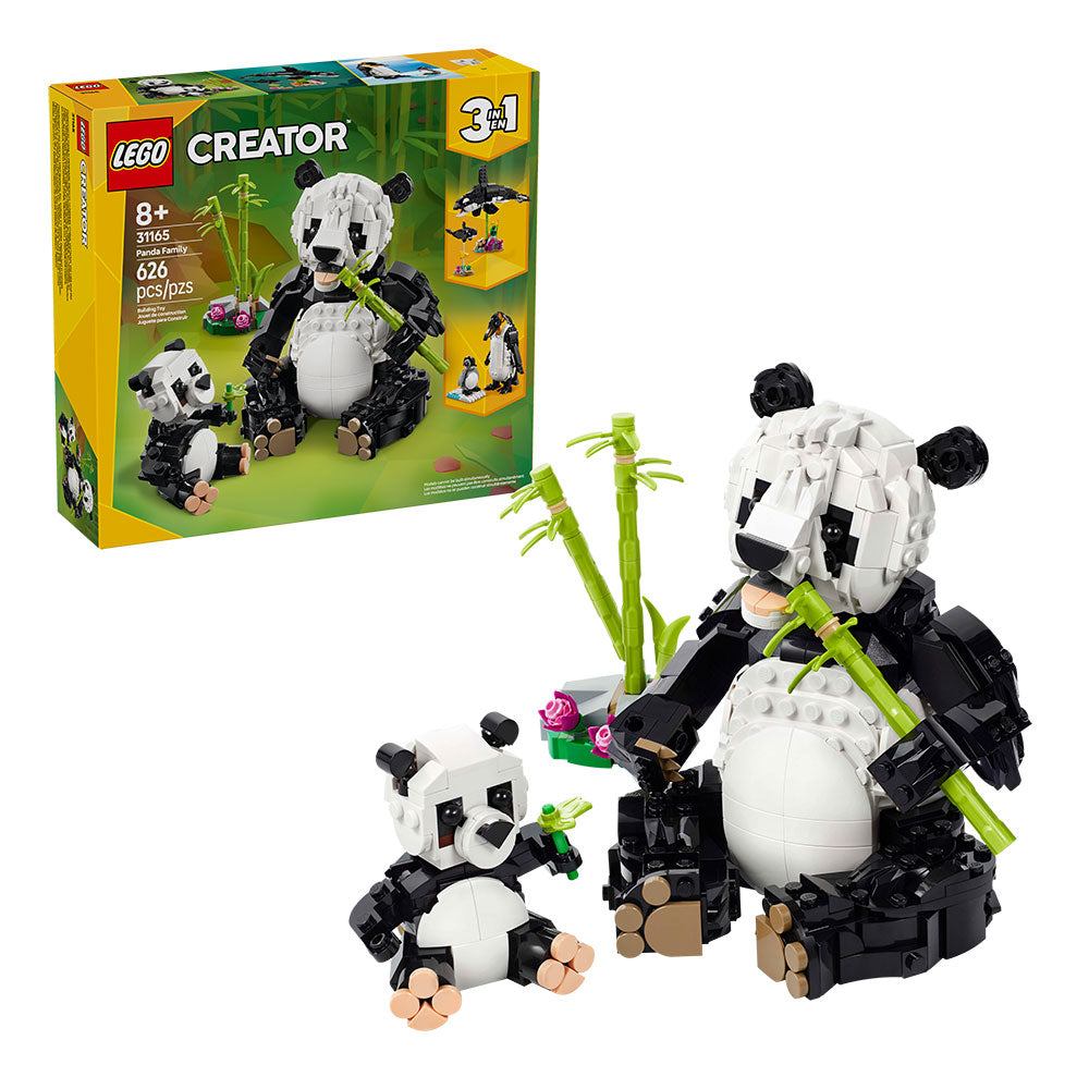 Fauna Salvaje: Familia de Pandas