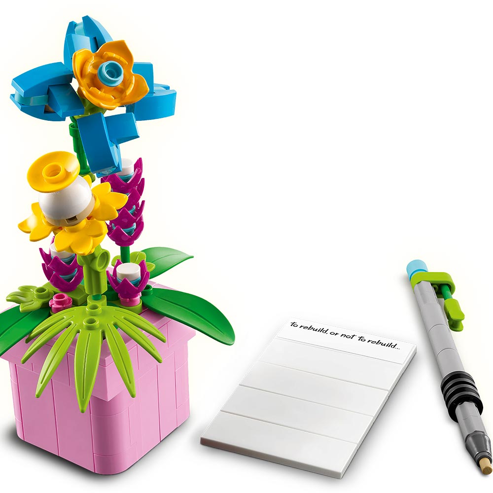 Máquina de Escribir con Flores