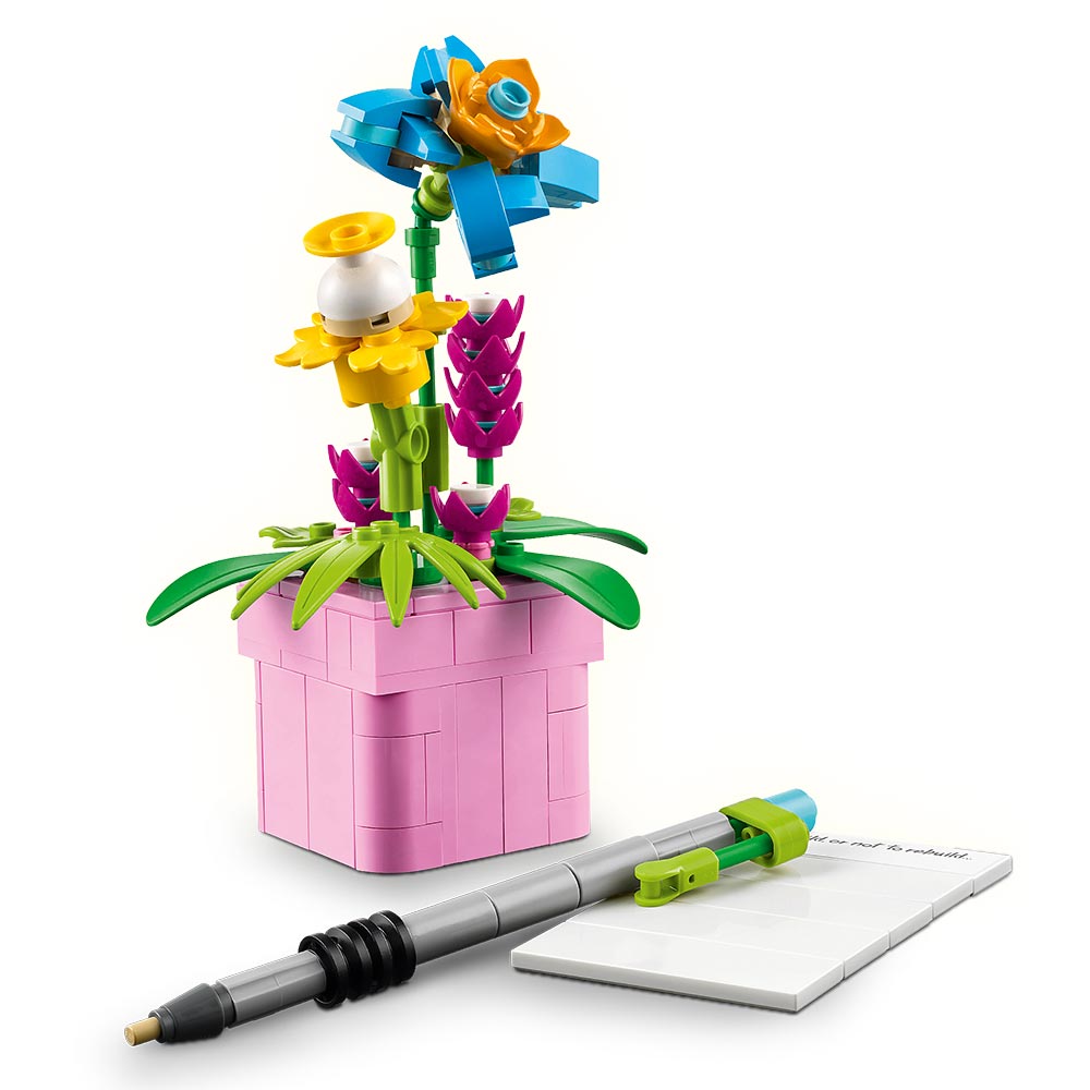 Máquina de Escribir con Flores