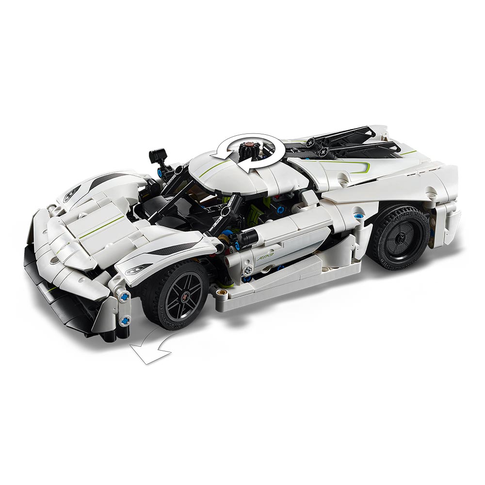 Hiperauto Koenigsegg Jesko Absolut Blanco