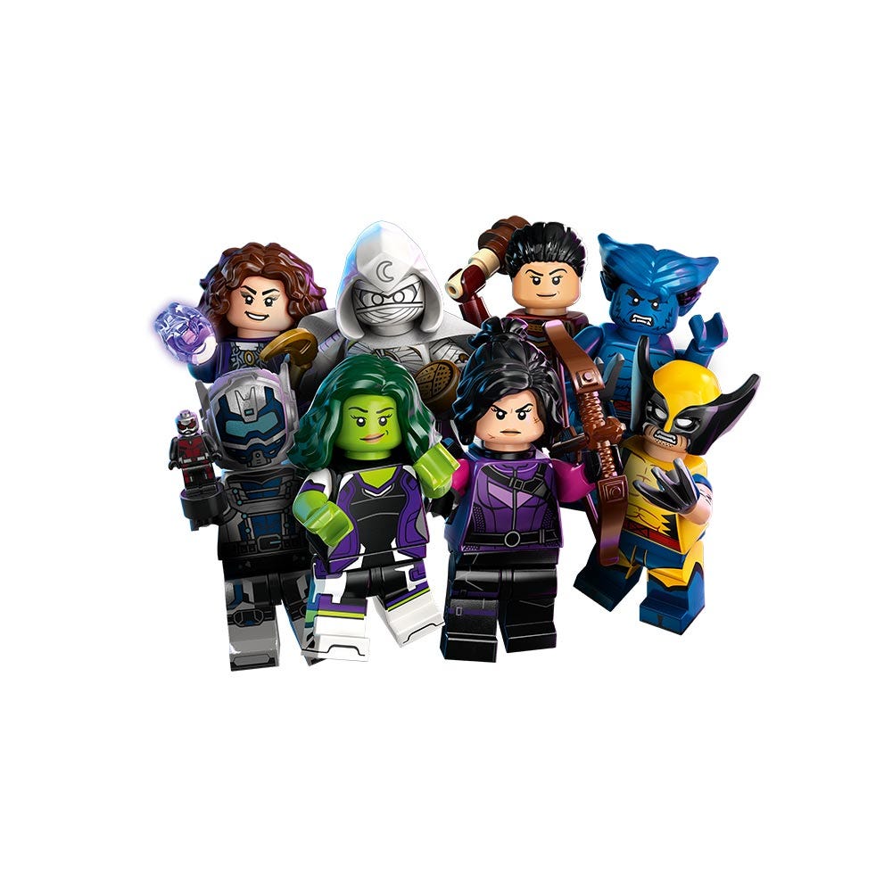 Caja LEGO® Minifiguras Marvel: 2ª Edición - 36 Unidades